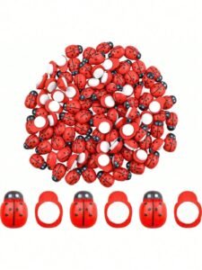 Self Adhesive Ladybug Red
