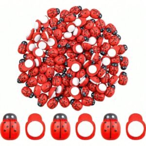 Self Adhesive Ladybug Red