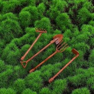 Rusted Metal Garden Tools